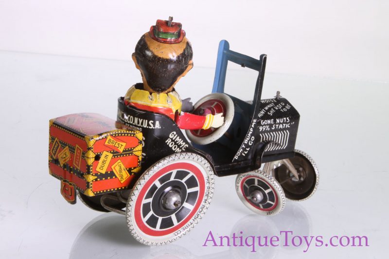 Antique Marx Joy Rider with Highway Henry Tin Windup Jalopy for Sale - Image 3