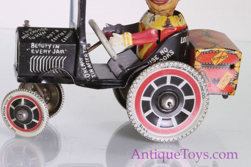 Antique Marx Joy Rider with Highway Henry Tin Windup Jalopy for Sale - Image 8