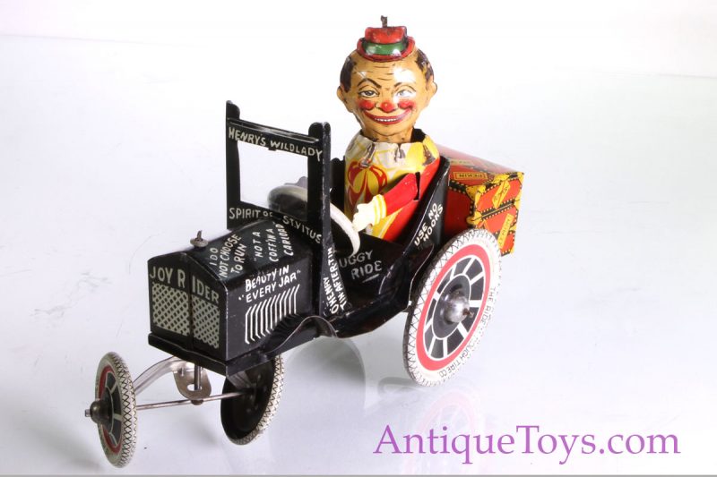 Antique Marx Joy Rider with Highway Henry Tin Windup Jalopy for Sale - Image 11