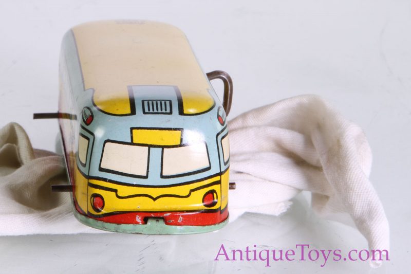 J Chein Tin Windup Greyhound Lines Bus <FONT COLOR="ff000 ">*SOLD*</font> - Image 5