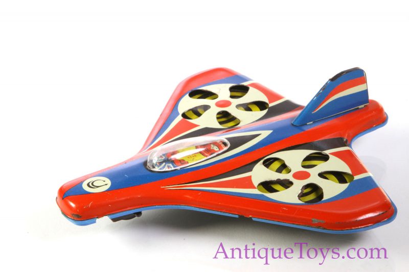 CCP Soviet Russian Tin Toy Jet Airplane with Engine Action <FONT COLOR="ff000 ">*SOLD*</font> - Image 7