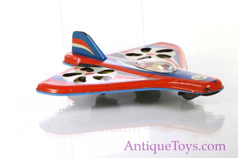 CCP Soviet Russian Tin Toy Jet Airplane with Engine Action <FONT COLOR="ff000 ">*SOLD*</font> - Image 8