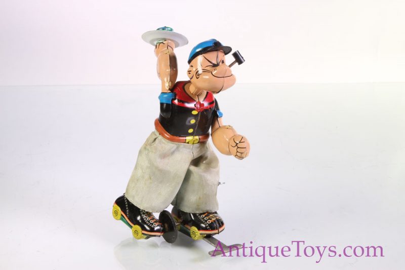 Linemar Marx Popeye the Sailor Mechanical Skating Toy <FONT COLOR="ff000 ">*SOLD*</font>