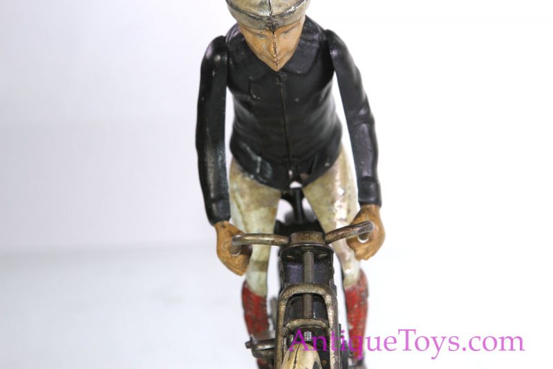 Lehmann Tin Windup Bicycle Halloh for Sale <FONT COLOR="ff000 ">*SOLD*</font> - Image 14