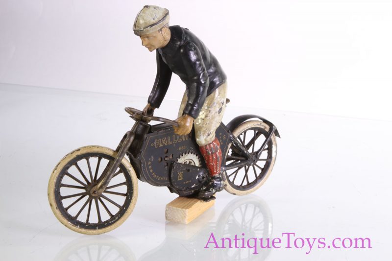 Lehmann Tin Windup Bicycle Halloh for Sale <FONT COLOR="ff000 ">*SOLD*</font> - Image 2