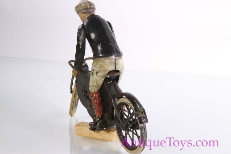 Lehmann Tin Windup Bicycle Halloh for Sale <FONT COLOR="ff000 ">*SOLD*</font> - Image 3