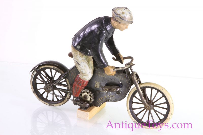 Lehmann Tin Windup Bicycle Halloh for Sale <FONT COLOR="ff000 ">*SOLD*</font>