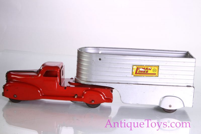 Marx Lumar Lines Truck and Trailer <FONT COLOR="ff000 ">*SOLD*</font> - Image 8