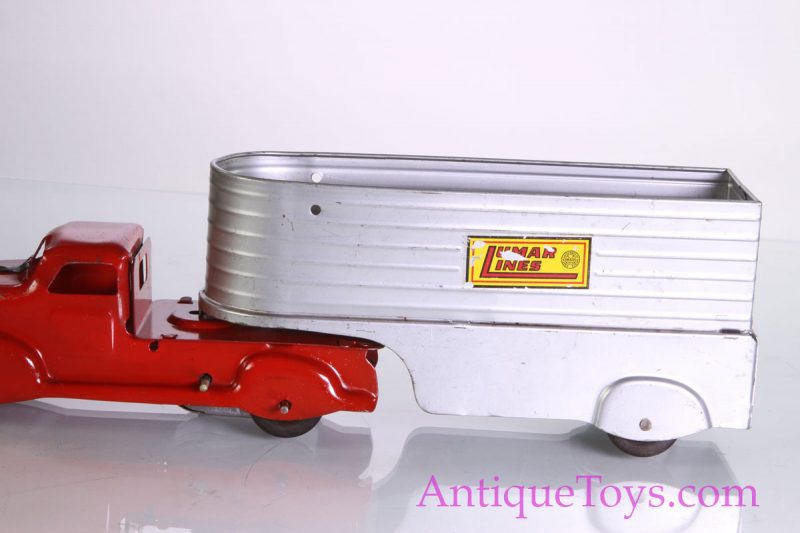 Marx Lumar Lines Truck and Trailer <FONT COLOR="ff000 ">*SOLD*</font> - Image 2