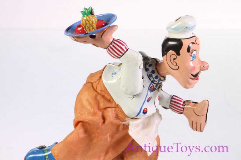 TPS Tin windup Chef on Roller Skates Japanese Toy <FONT COLOR="ff000 ">*SOLD*</font> - Image 8