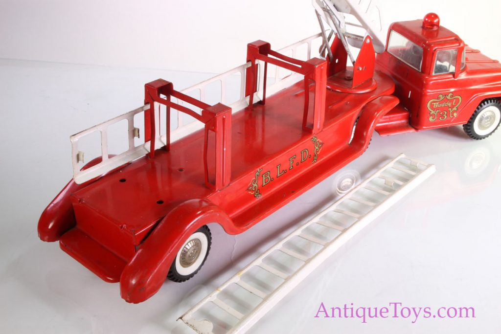 Buddy L Fire Truck and Ladder for Sale *SOLD* Antique Toys for Sale