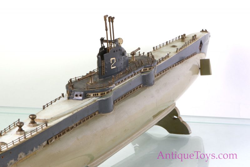U.S. Submarine #2 Motorized wood toy Made in Japan. TMY and Ito Aristocraft  RARE & EARLY *SOLD TO J COLLECTION** - Image 16