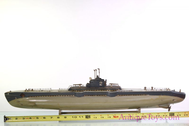 U.S. Submarine #2 Motorized wood toy Made in Japan. TMY and Ito Aristocraft  RARE & EARLY *SOLD TO J COLLECTION** - Image 18