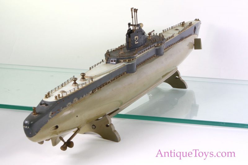 U.S. Submarine #2 Motorized wood toy Made in Japan. TMY and Ito Aristocraft  RARE & EARLY *SOLD TO J COLLECTION** - Image 20