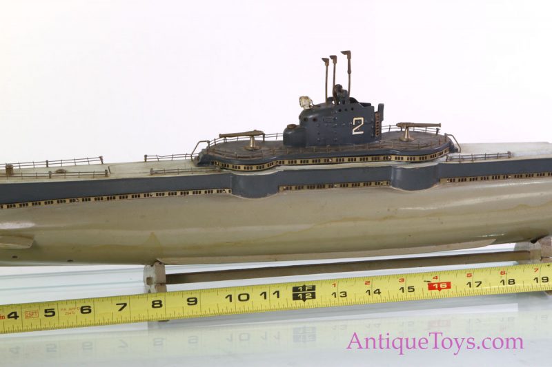 U.S. Submarine #2 Motorized wood toy Made in Japan. TMY and Ito Aristocraft  RARE & EARLY *SOLD TO J COLLECTION** - Image 24