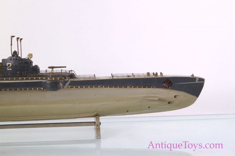 U.S. Submarine #2 Motorized wood toy Made in Japan. TMY and Ito Aristocraft  RARE & EARLY *SOLD TO J COLLECTION** - Image 8