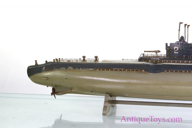 U.S. Submarine #2 Motorized wood toy Made in Japan. TMY and Ito Aristocraft  RARE & EARLY *SOLD TO J COLLECTION** - Image 11