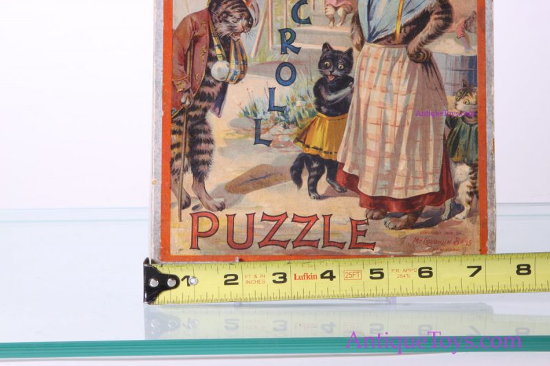 McLoughlin Bros. Scroll Puzzle "Home" Cats <FONT COLOR="ff000 ">*SOLD*</font> - Image 13