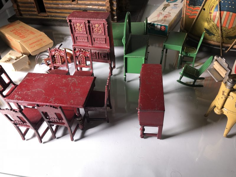 Cast Iron Doll House Furniture by Arcade Toys- <FONT COLOR="ff000 ">*SOLD TO A MUSEUM*</font>