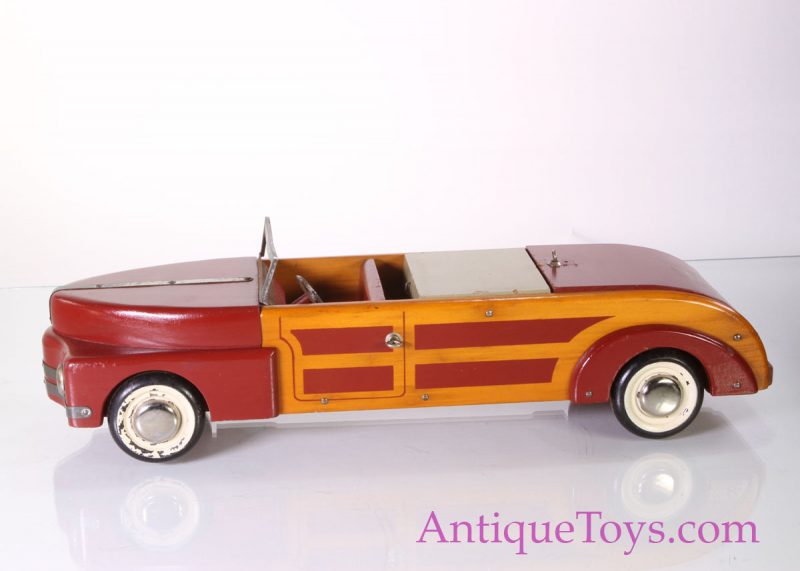 Boxed Buddy L Chrysler Town and Country Wood Car - New Old Stock <FONT COLOR="ff000 ">*SOLD*</font> - Image 13