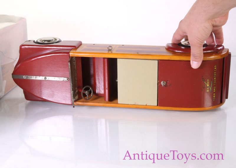 Boxed Buddy L Chrysler Town and Country Wood Car - New Old Stock <FONT COLOR="ff000 ">*SOLD*</font> - Image 16