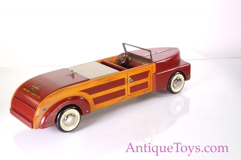 Boxed Buddy L Chrysler Town and Country Wood Car - New Old Stock <FONT COLOR="ff000 ">*SOLD*</font> - Image 4