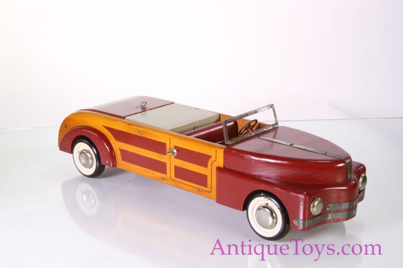 Boxed Buddy L Chrysler Town and Country Wood Car - New Old Stock <FONT COLOR="ff000 ">*SOLD*</font> - Image 8