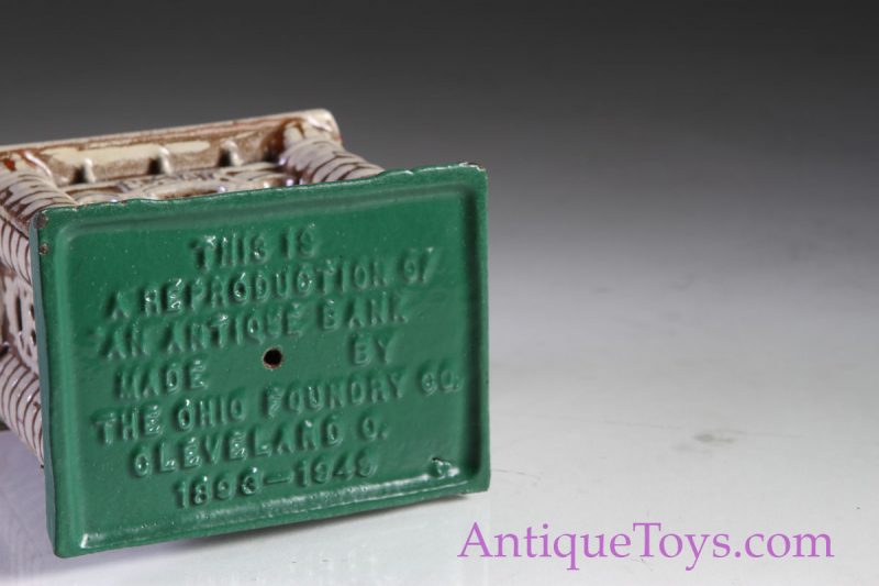 Four Tower Cast Iron Still Bank for Sale - Ohio Foundry <FONT COLOR="ff000 ">*SOLD*</font> - Image 9