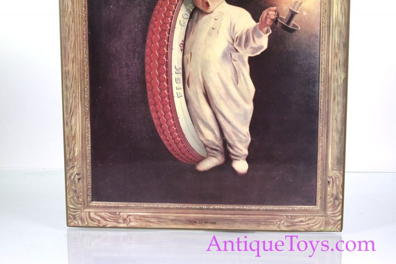 Fisk Boy Ad Time to Re Tire Sign <FONT COLOR="ff000 ">*SOLD*</font> - Image 5