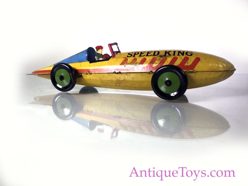 Marx Speed King Tin Windup Race Car for Sale <FONT COLOR="ff000 ">*SOLD*</font> - Image 10