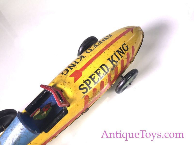 Marx Speed King Tin Windup Race Car for Sale <FONT COLOR="ff000 ">*SOLD*</font> - Image 8