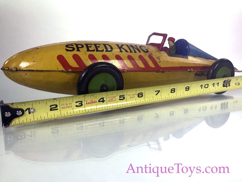 Marx Speed King Tin Windup Race Car for Sale <FONT COLOR="ff000 ">*SOLD*</font>