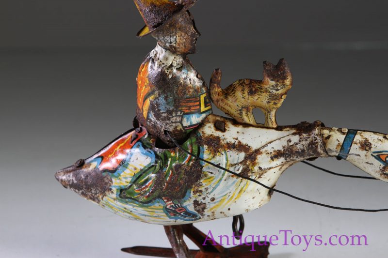 Toy Relic - Mother Goose Tin Toy Windup for Sale <FONT COLOR="ff000 ">*SOLD*</font> - Image 2