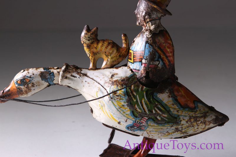 Toy Relic - Mother Goose Tin Toy Windup for Sale <FONT COLOR="ff000 ">*SOLD*</font> - Image 5
