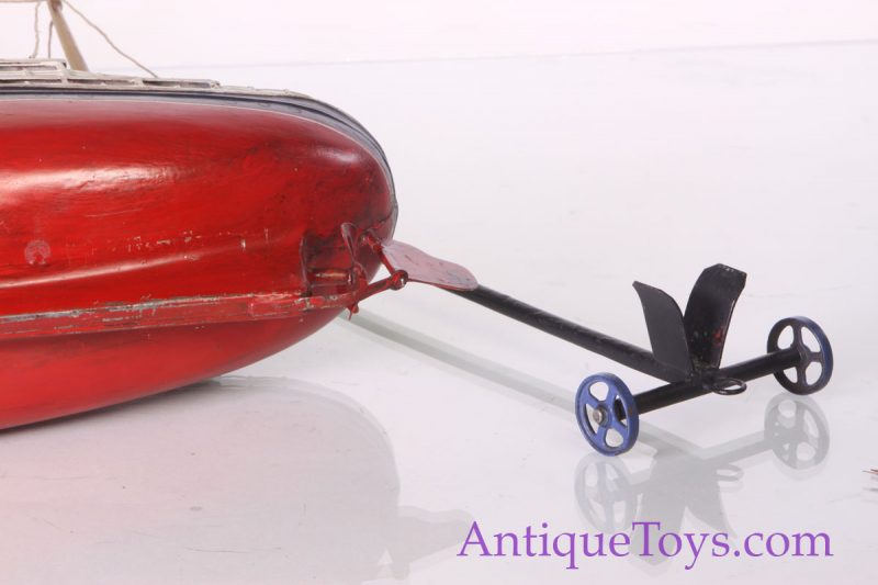 Gebruder Bing Large 16" Tin Ship for Sale <FONT COLOR="ff000 ">*SOLD*</font> - Image 6