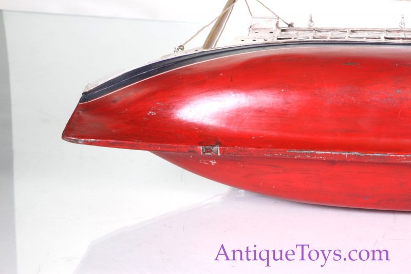 Gebruder Bing Large 16" Tin Ship for Sale <FONT COLOR="ff000 ">*SOLD*</font> - Image 16