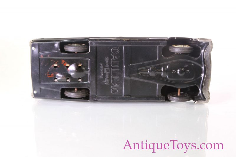 Cadillac Black Tin Toy for Sale by Bandai Model 721 <FONT COLOR="ff000 ">*SOLD*</font> - Image 4