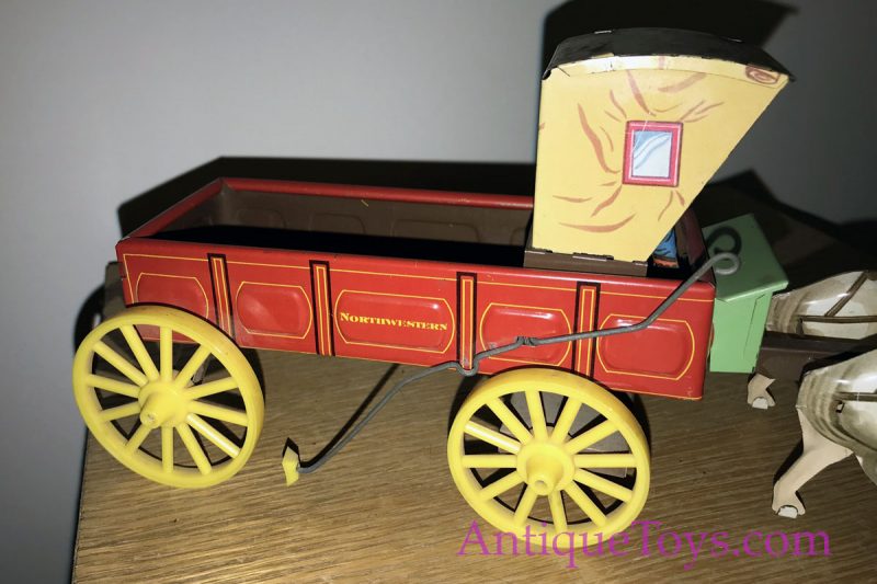 American Tin Horse Drawn Wagon by Northwestern <FONT COLOR="ff000 ">*SOLD*</font> - Image 6
