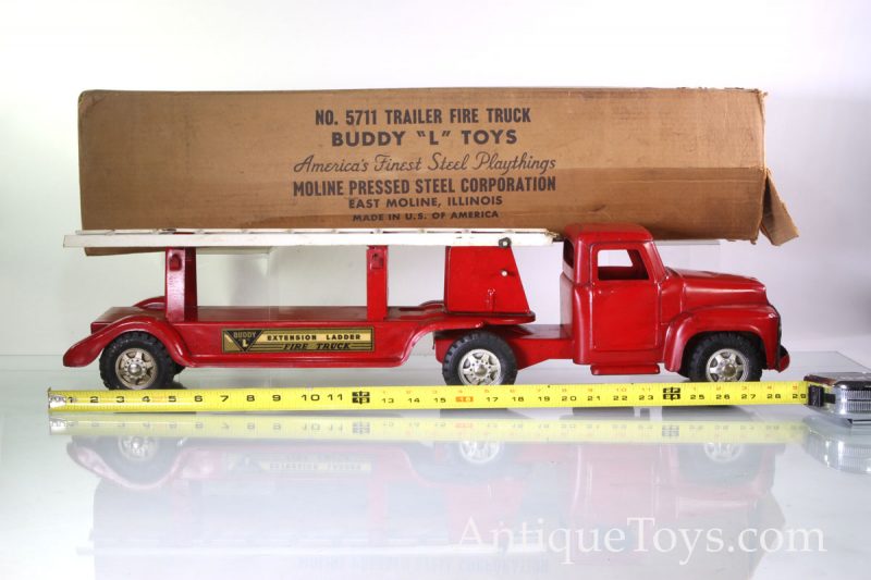 Buddy L Ladder Truck with Box for Sale 5711 <FONT COLOR="ff000 ">*SOLD*</font> - Image 9