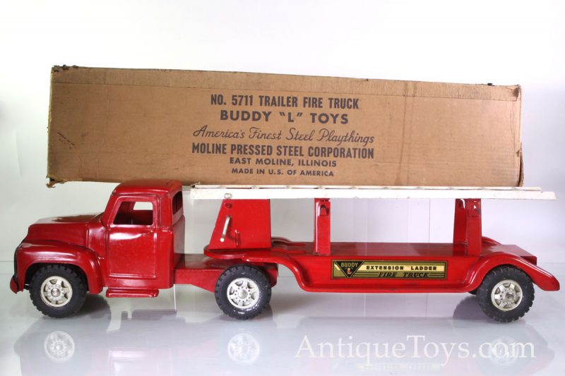 Buddy L Ladder Truck with Box for Sale 5711 <FONT COLOR="ff000 ">*SOLD*</font>
