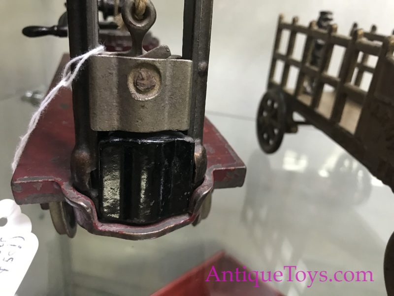 Arcade Cast Iron Pile Driver Train Car for Sale - 1902 <FONT COLOR="ff000 ">*SOLD*</font> - Image 4