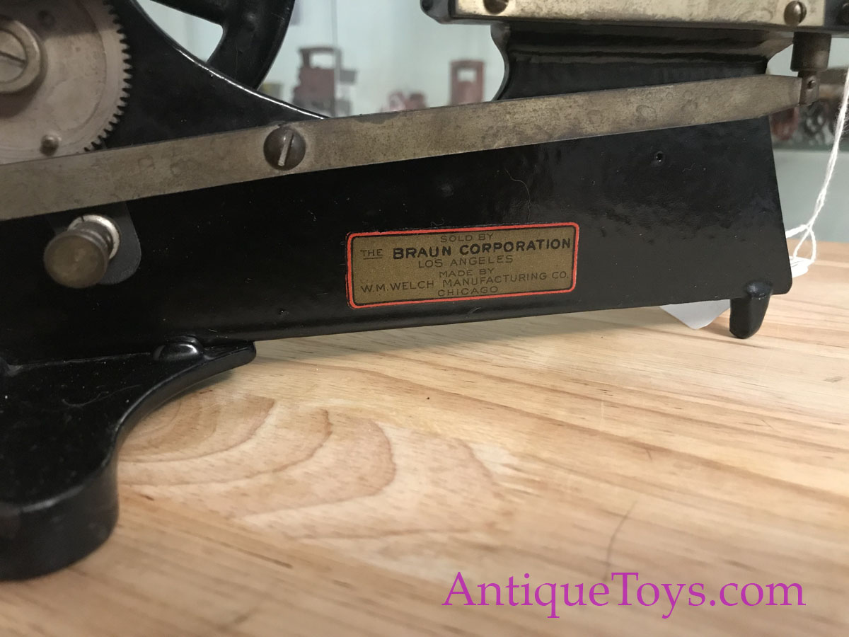 Braun Scientific Crank Piston Demonstration Toy Cast Iron Engine for Sale <FONT COLOR="ff000 ">*SOLD*</font> - Image 3