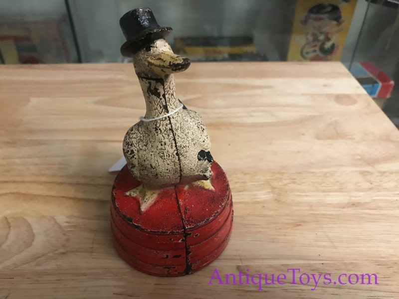 Hubley "Save For a Rainy Day" Duck Bank ca. 1930's <FONT COLOR="ff000 ">*SOLD*</font>