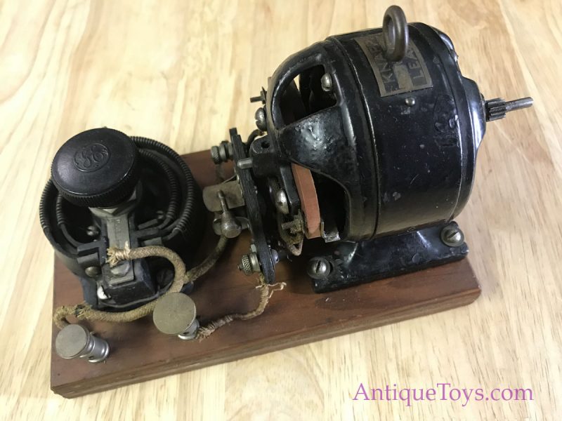 GE Reistat and Antique Electric Motor Knapp Leader Steam Accessory for Sale <FONT COLOR="ff000 ">*SOLD*</font>