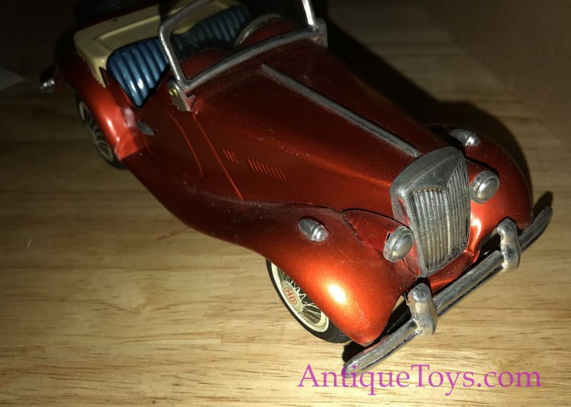 MG Midget Tin Car by Bandai Japan for Sale <FONT COLOR="ff000 ">*SOLD*</font> - Image 5