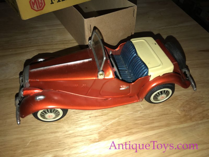 MG Midget Tin Car by Bandai Japan for Sale <FONT COLOR="ff000 ">*SOLD*</font>