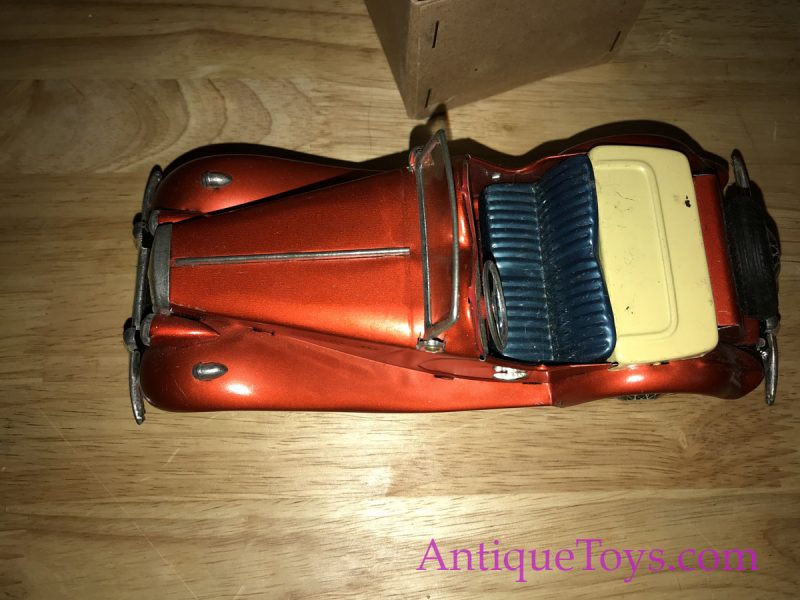 MG Midget Tin Car by Bandai Japan for Sale <FONT COLOR="ff000 ">*SOLD*</font> - Image 7