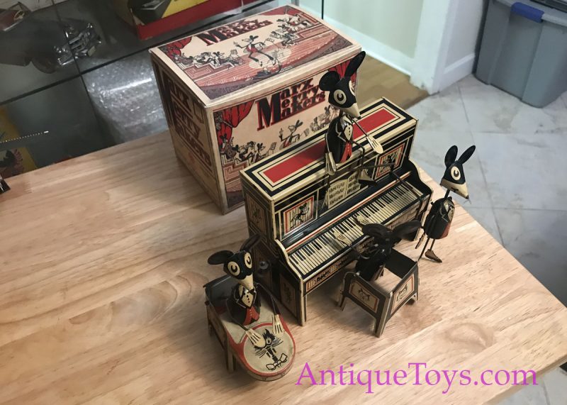 Marx “Marx Merry Makers” Tin Lithographed Mouse Band Windup Toy <FONT COLOR="ff000 ">*SOLD*</font> - Image 4