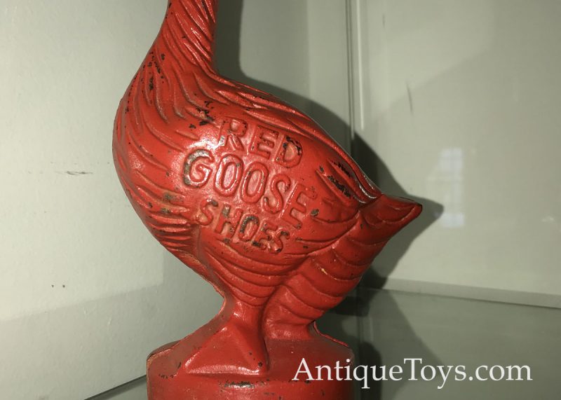 Red Goose Shoes Cast Iron Bank Large version <FONT COLOR="ff000 ">*SOLD*</font> - Image 2