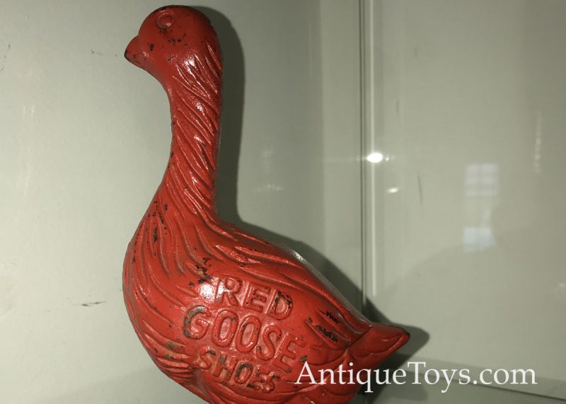 Red Goose Shoes Cast Iron Bank Large version <FONT COLOR="ff000 ">*SOLD*</font>